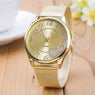 New Love Heart Crystal Lovers' Gold Watch for Men