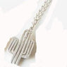 Desert Prickly Pear Cactus Pendant Necklace For Women