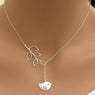 Fashion Silver Plated Simple Hollow Owl Pendant Necklace For Women