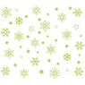 New Christmas Snowflake Luminous Removable Wall Sticker