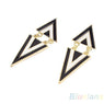 Geometric Triangle earrings Stud for Women