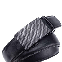 Genuine Leather Belt Elegant Ratchet Automatic Buckle Belts for Men - sparklingselections