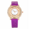 New Women Fashion Rhinestone Beads Designed Leather Watch