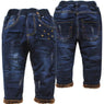 new very warm kids jeans for winter size 234t
