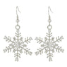 Winter Snowflake Hook Earrings For Women