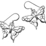 Sterling Silver Butterfly Dangle Drop Earrings For Women