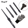 Women 4 in 1 Digital LCD Hair Curler Rollers Hair Styling Tools