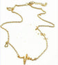 Gold Charm Pendant Necklace