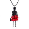 Dress Doll Pendant Necklace