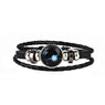 Faux Leather Braided Bangle For Women