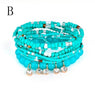 Stretch Acrylic Beaded Bracelet Bangle