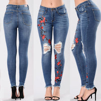 Women High Waist Skinny Slim Jeans - sparklingselections