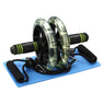 AB Roller with Easy Grip Handles Exercise Dual Wheel Roller For Core Training