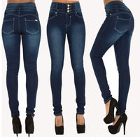 New Stretch Elastic Fashion Slim Skinny Jeans for women - sparklingselections