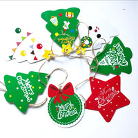 27 Pcs Home Christmas Tree Hang Tag Paper Room Ornament - sparklingselections