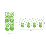 Christmas Glow Snowman Wall Stickers For Living Room