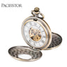 Vintage Necklace Mechanical Skeleton Pendant Mechanical Pocket Watch