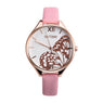 Superior Butterfly Pattern Leather Watch