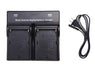 New QUICK Dual Digital Camera Battery Charger