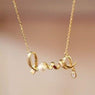 Gently Around The Word Love Chic Love Choker Necklace