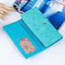 New Women Long Fashion Solid Hasp PU leather Wallet