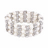 Elegant Elastic Infinity Bridal Tennis Bracelet