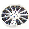 300pcs 3D Nail Art Tips gems Crystal Glitter Rhinestone Decoration