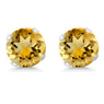 Silver 4 Prongs Stud Earrings