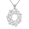 Silver Leaf Pendant Necklace