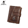 New Small Short Design Genuine Leather Wallet