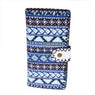 New Women National Wind Printing Leather Wallet