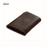 New Men Leather Card Cash Receipt Holder Purse
