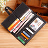 New Men's Fashion Long Section Button Business Wallet