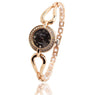 New Unique Bracelet Strap Shine Glass Woman Watch