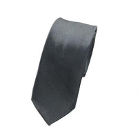 5cm Men Skinny Necktie Narrow Solid Color Polyester Tie - sparklingselections