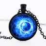Women Vintage Galaxy Planet Necklace