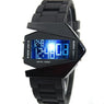 Aircraft Shape Sports Digital LED Back Light Wrist Watch