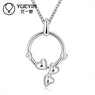 Silver Plated Pendant Necklace For Women