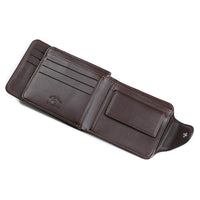 New Men Leather ID Card Holder Wallet - sparklingselections