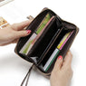 New Arrival Long Fashion Stone Pattern Leather Wallet