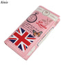 New British Flag Pattern Leather Wallet for Women