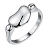 Silver Heart Shape Wedding Anniversary Engagement Ring For Women