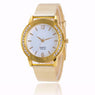 New Women Crystal Fashion Golden Color Wrist Watch