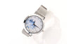 New Women Round Luxury Stainless Steel Quartz Watch