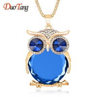 Fashion Trendy Owl Pendant Necklace - sparklingselections