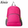 Folded Nylon Waterproof Unisex Travel Backpacks