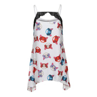 New Women Cat Printing Sleeveless Top for  Summer - sparklingselections