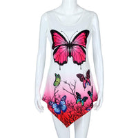 New Butterflies Printed Sleeveless Top for women - sparklingselections