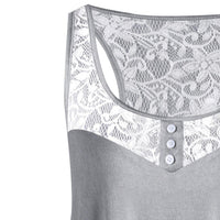 New women Summer Stitching Sleeveless Tank Top - sparklingselections