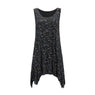 New Women O Neck Dot Printing Summer Sleeveless dress